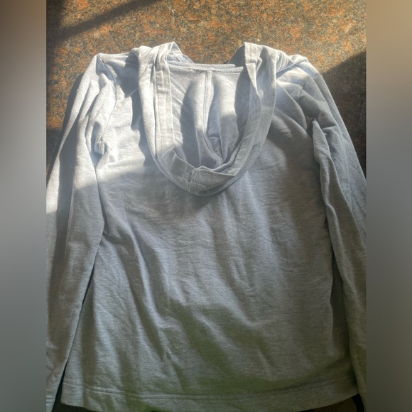 sky blue zip up - Picture 4 of 5